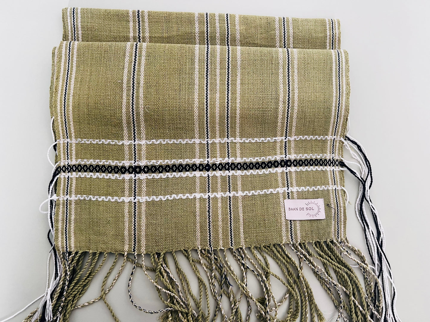 Handwoven  & Hand-dyed Table Runner