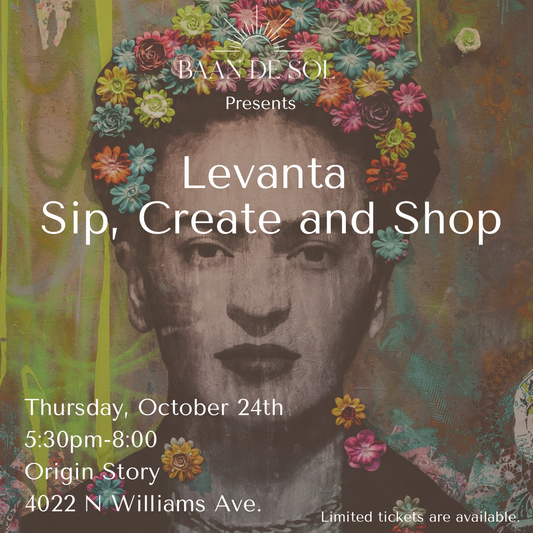 Levanta Sip, Create and Shop Event October 24, 2024